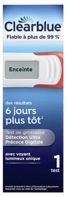 Expressleverans Clearblue Digitalt Graviditetstest Tidig Detektion