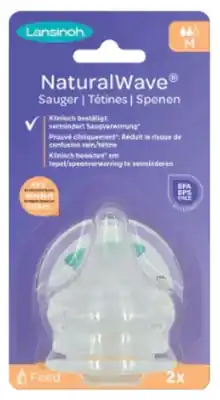 Lägg i varukorgen Lansinoh Natural Wave 2 Nappduttar Medium Flöde