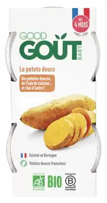 Good Goût Sötpotatis från 4 månader Ekologisk 2 Burkar Lågt pris