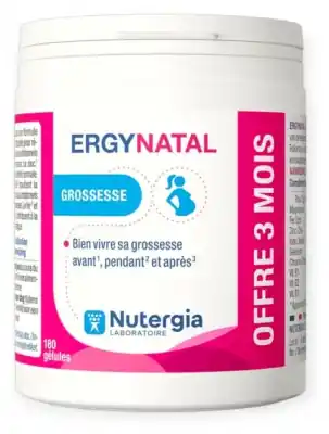 Nutergia Ergynatal 180 kapslar Snabb frakt