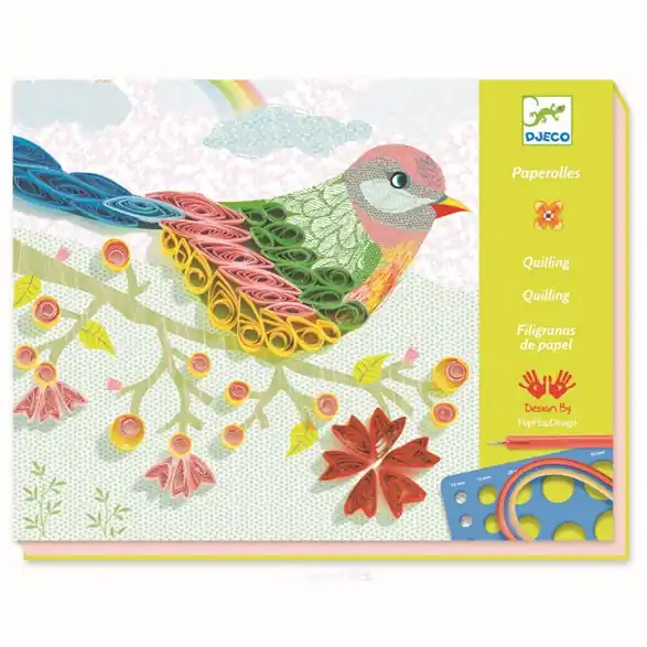 Djeco Pysselkit, Quilling Spiral Seasons Snabb leverans