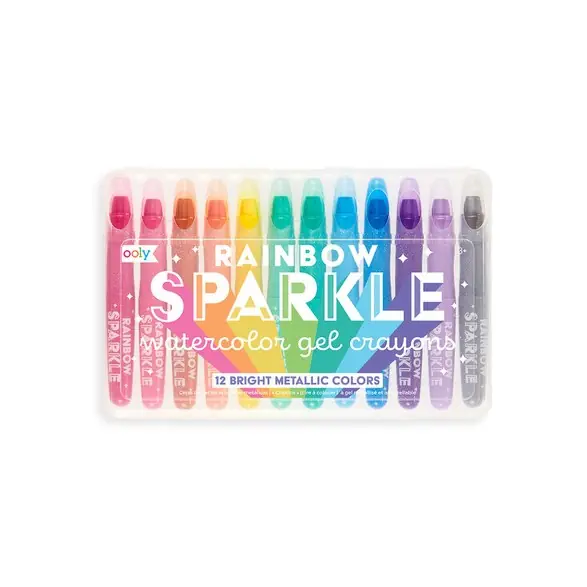 Ooly Sparkle watercolor gel crayons, 12-p Reapris