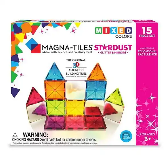 prisnedsättning MagnaTiles Magna-Tiles Stardust 15 Bitar