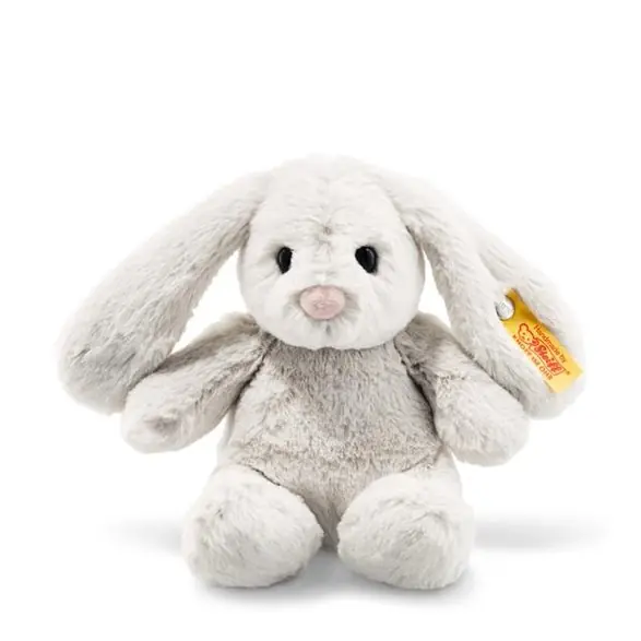 Steiff Soft Cuddly Friends Hoppie Rabbit, Light Grey, 18 cm Beställ idag