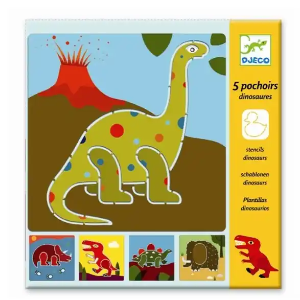 Djeco Pysselkit, Stencils Dinosaurs Billig