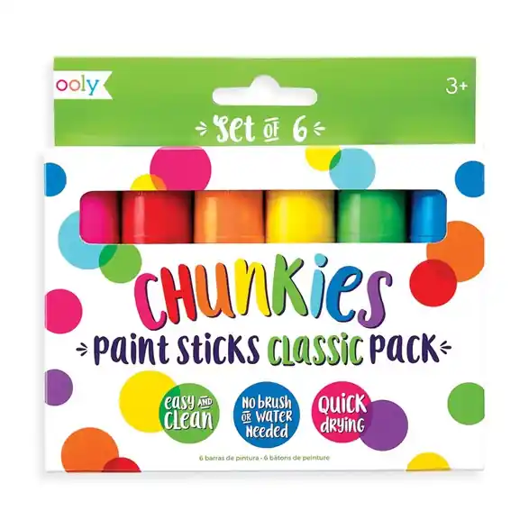 Populärt val Ooly Chunkies paint sticks, 6 st