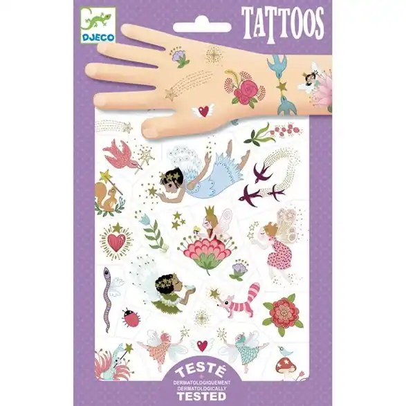 Erbjudande Djeco Tattoo, fairy friends
