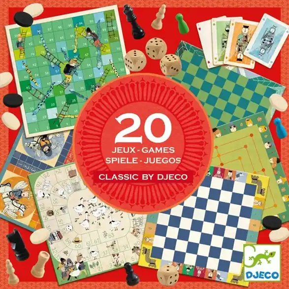Djeco Classic 20 spel Snabb leverans