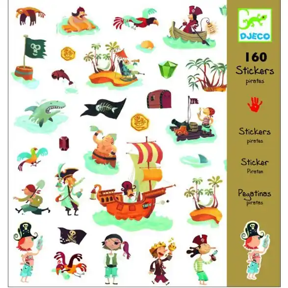 Kampanj Djeco Pirates stickers
