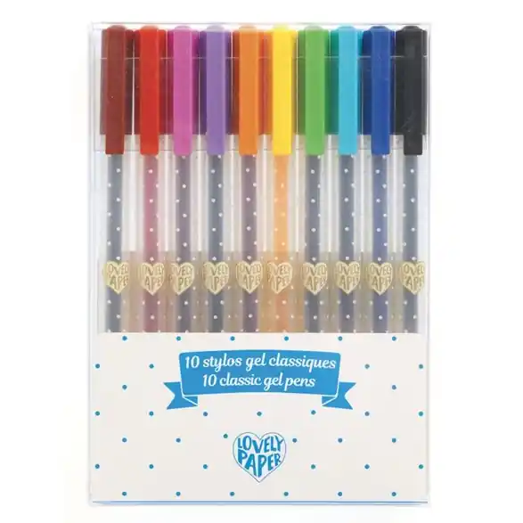 Premium Djeco 10 classic gel pens