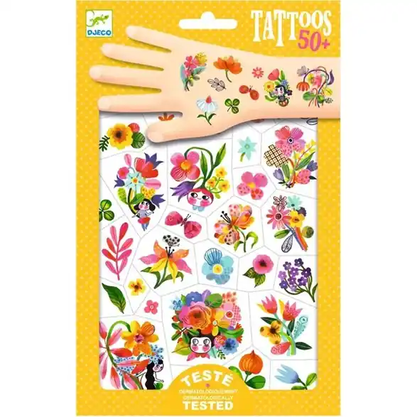 Djeco Tattoo, aqua flor Beställ idag