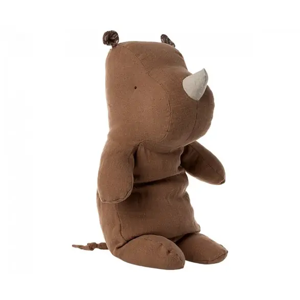 Begränsad tid Maileg Safari friends medium rhino, chocolate