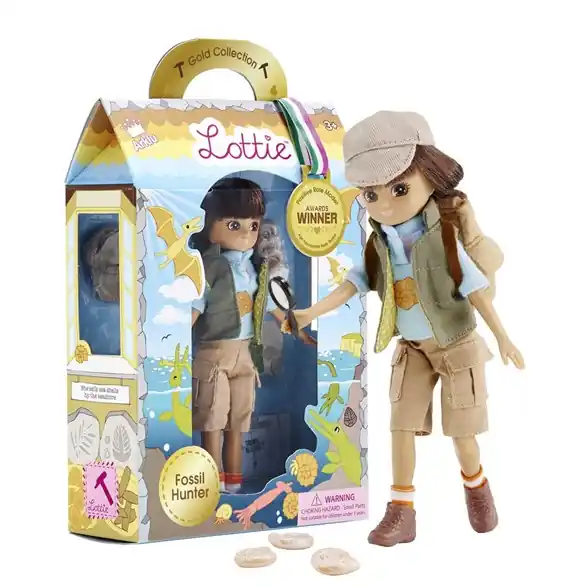 Endast idag Lottie docka, fossil hunter