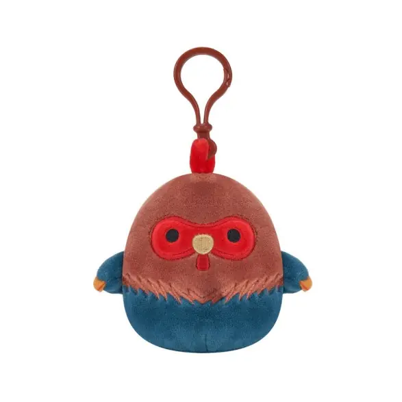 Squishmallows Clip on Reed the brown and blue rooster, 9 cm Lågt pris