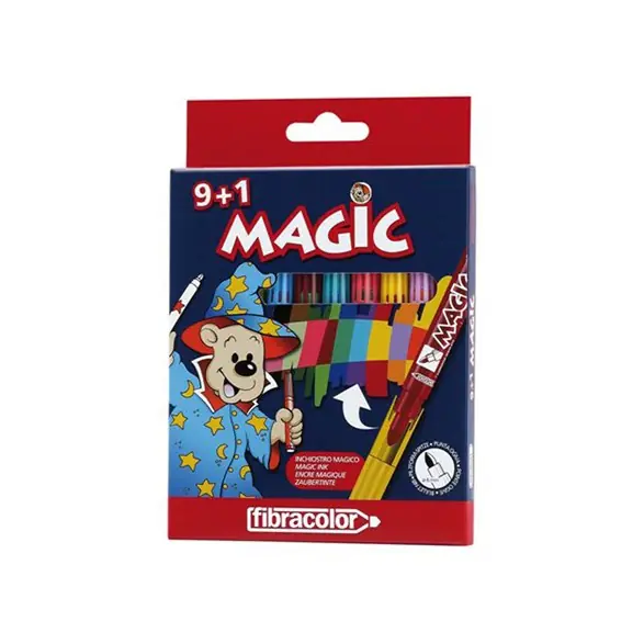 Snabb frakt Fibracolor Tuschpennor Magic, 9+1 st