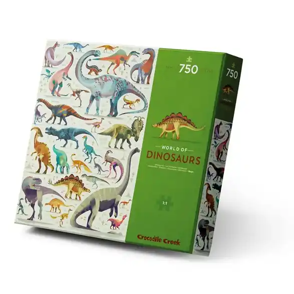 Outlet Crocodile creek Pussel 750 bitar, dinosauriens värld