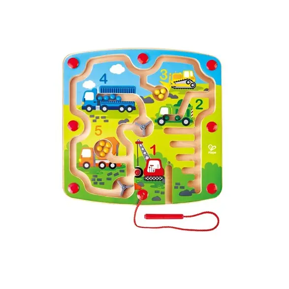 Lågt pris Hape Magnetisk labyrint, byggarbetsplats