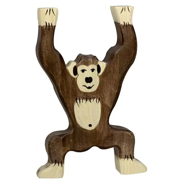 Holztiger Schimpans, stående Kundfavorit