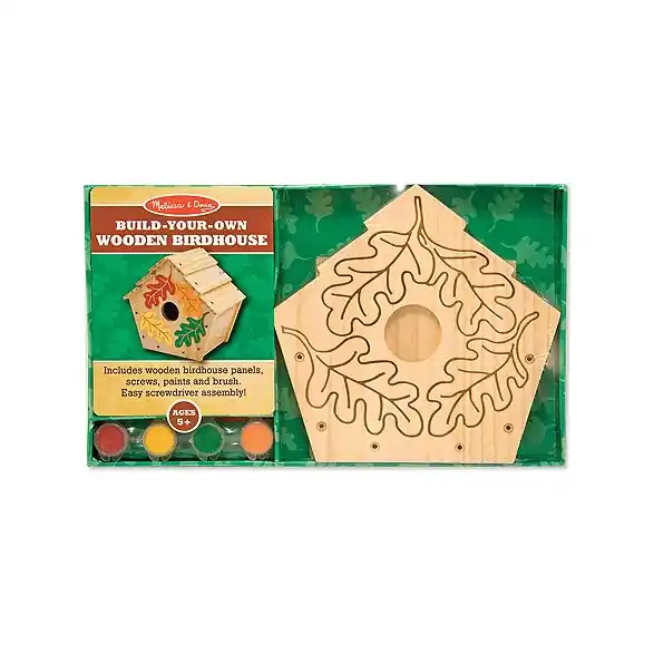 Extra rabatt Melissa & Doug Bygg en fågelholk (i trä)