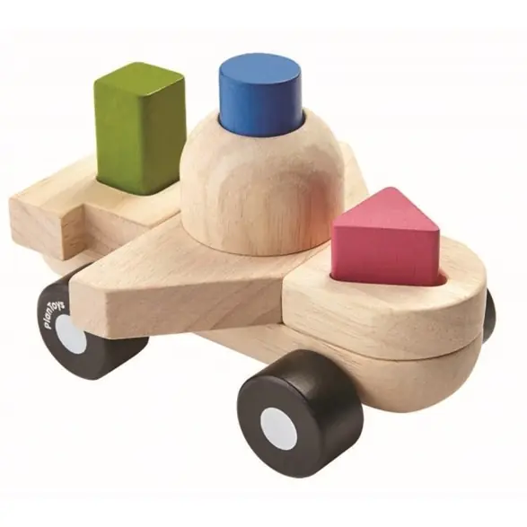 Plan toys Stapelbart pussel, flygplan Erbjudandepris