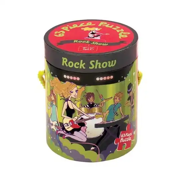 Mudpuppy Pussel 63 bitar, rock show Extra rabatt