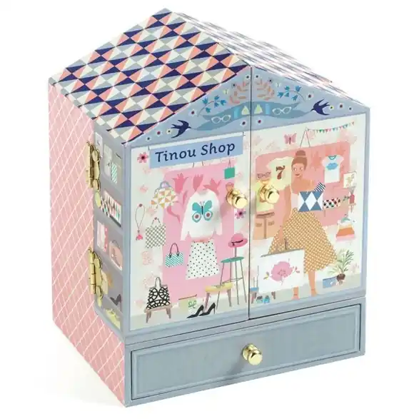Endast denna vecka Djeco smyckesskrin Tinou shop