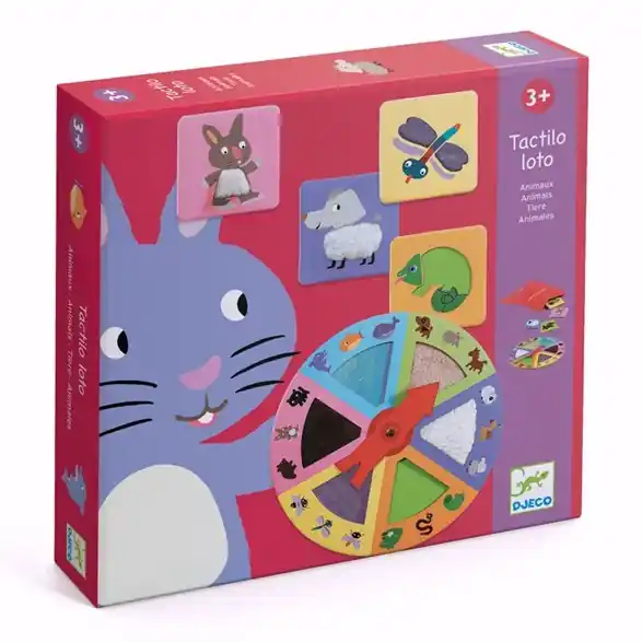 Djeco Tactilo - lotto animals Endast idag