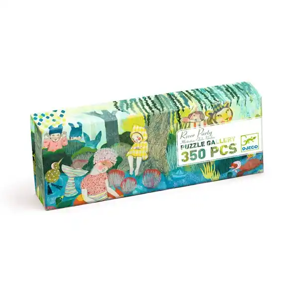 Djeco puzzle river party, 350 pcs Bästa pris