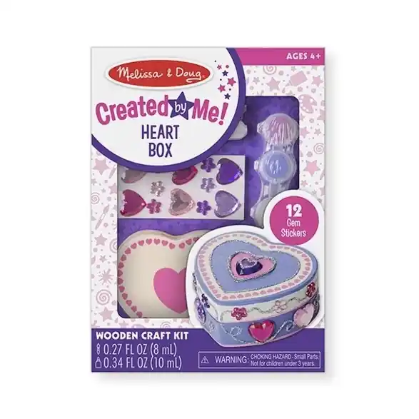 Melissa & Doug pysselset, hjärtbox Snabb leverans