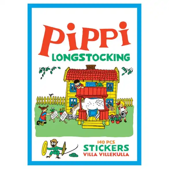 Expressleverans Pippi Långstrump Pippi stickers, Villa Villekulla