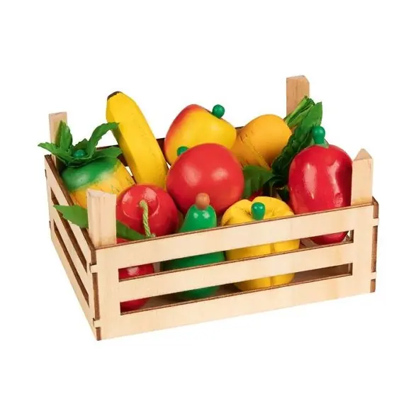 Beställ idag Goki Fruits and vegetables in a crate