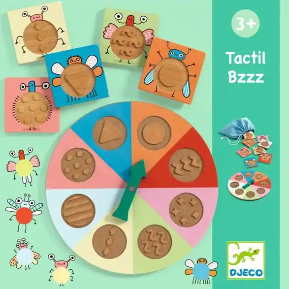 Djeco Tactil Bzzz Nedsatt pris