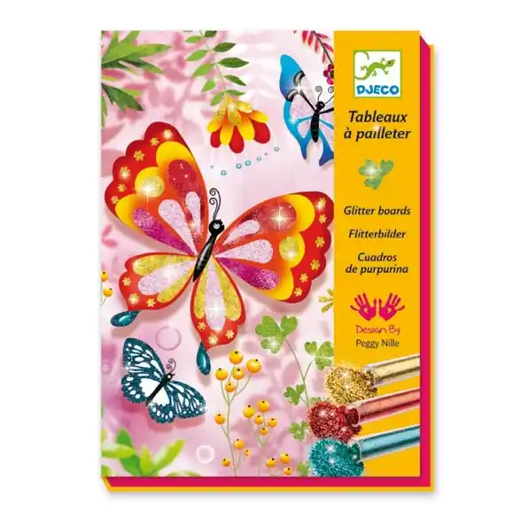 prisnedsättning Djeco glitter boards, butterflies