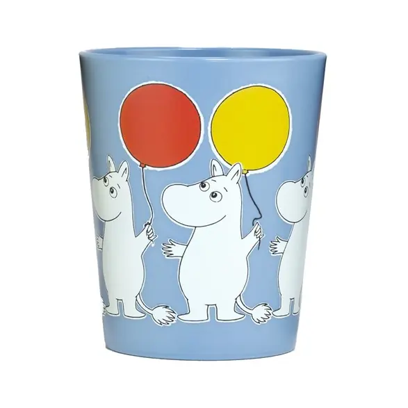 Rätt start Tumblermugg Mumin festligheter, ballong Handla nu
