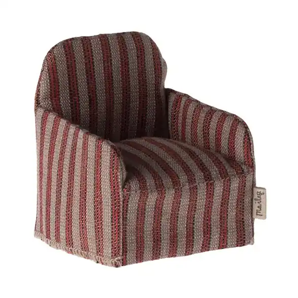 Maileg Chair mouse, stripe Sänkt pris