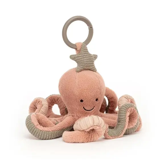 Outlet Jellycat Odell Octopus activity toy