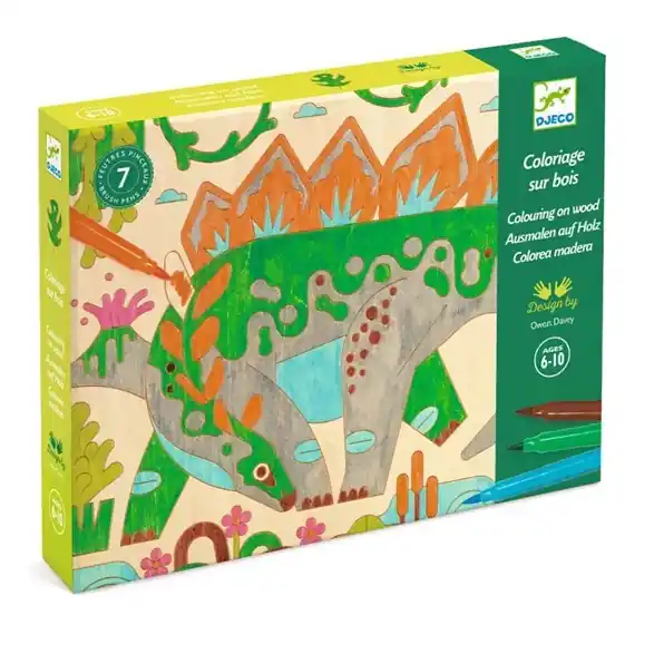 Djeco Pyssel, målarset dino world Populär