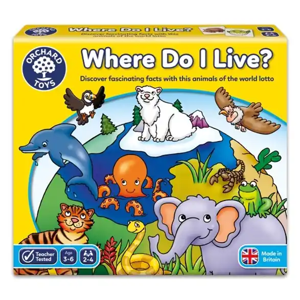 Orchard Toys Where do I live? Köp nu