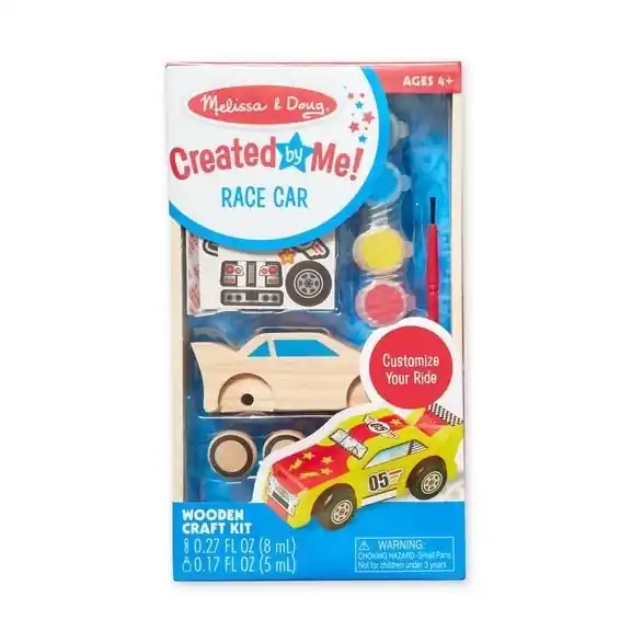 Melissa & Doug Pysselset, racerbil Kampanj