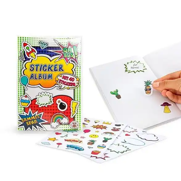 Köp nu Trendhaus Sticker album m 40 stickers