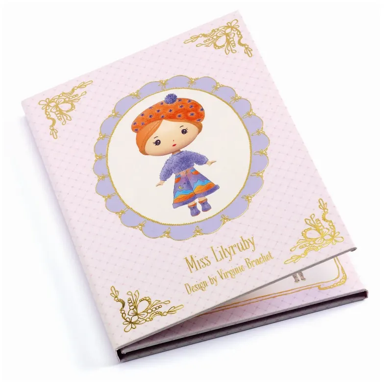 Begränsad tid Klistermärkeshäfte Tinyly - Klä på Miss Lilyruby