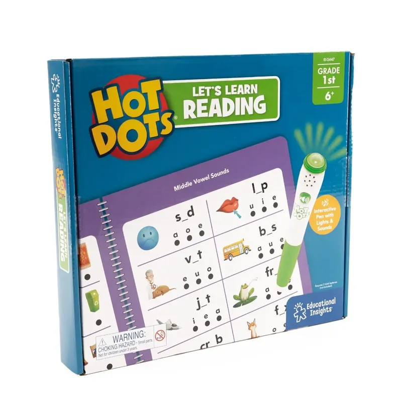 Rabatter Hot Dots® - Vi lär oss läsa (engelska)