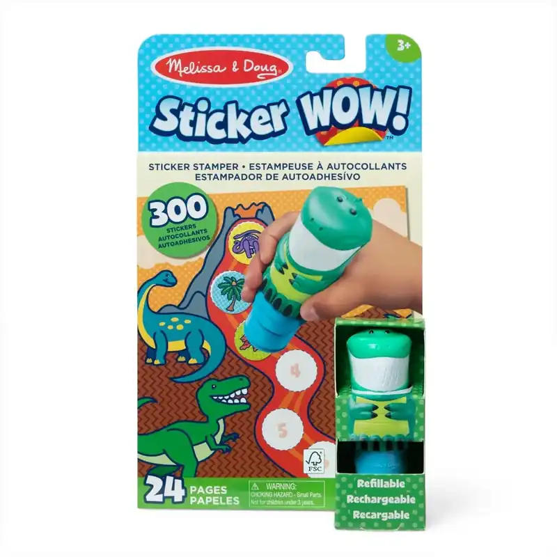 Sticker WOW! aktivitetspaket - Dinosaurie Lågt pris