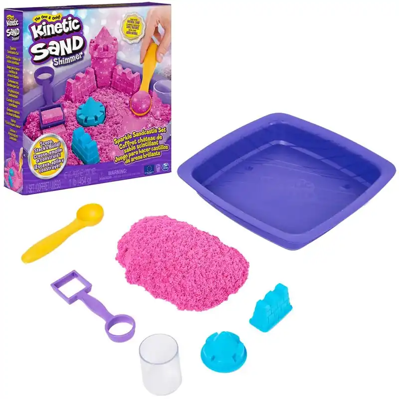 Kinetic Sand® - Sparkling Sandcastle, rosa Billig