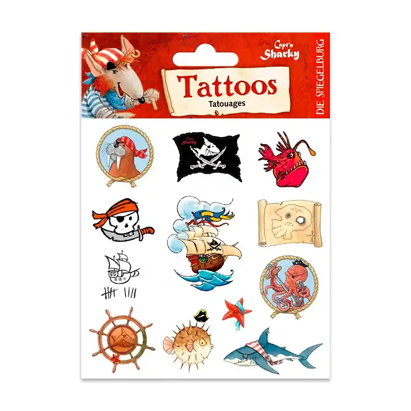 Begränsat antal Tatueringar - Capt‘n Sharky