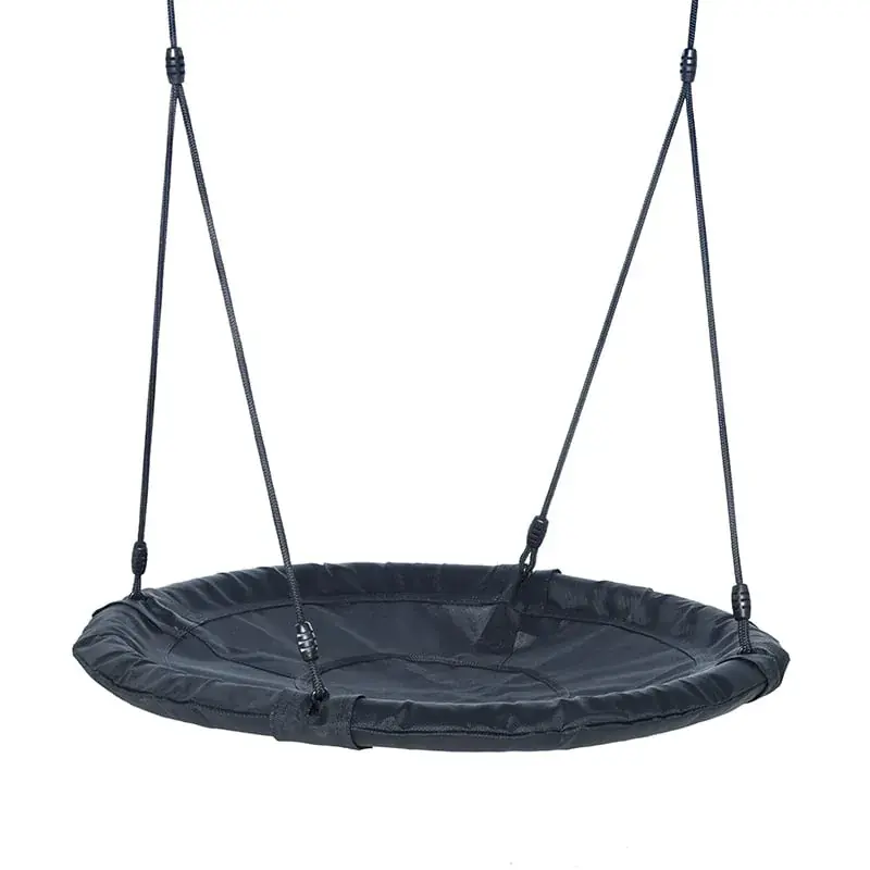 Begränsad tid Sensorisk gunga Ø100 cm - Svart (svart rep)