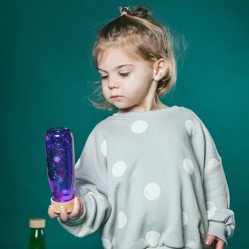 Fascinationsflaska - Lila glitter Erbjudandepris