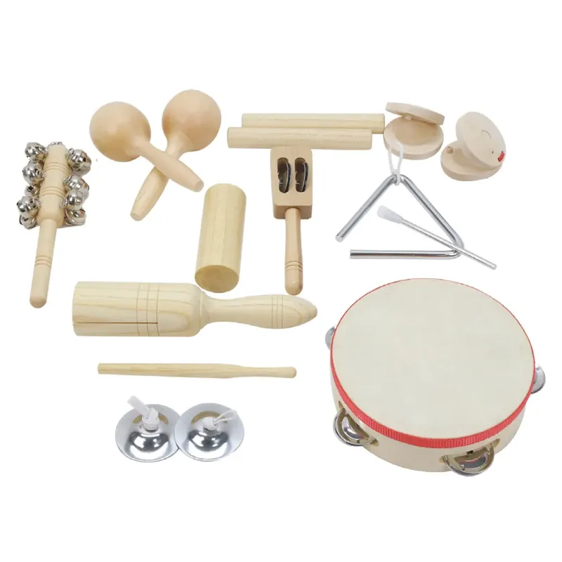 Sänkt pris Percussionspaket med 11 instrument