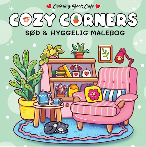 Målarbok - Cozy Corners Begränsat erbjudande