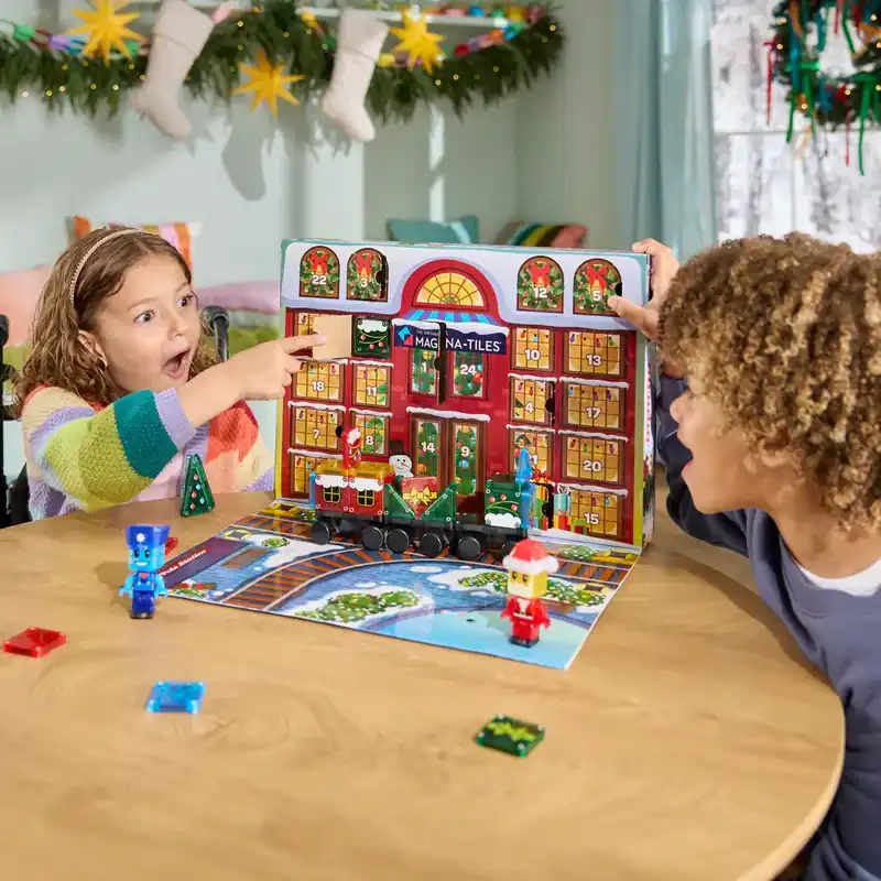 Julkalender Magna-Tiles microMAGS, 34 delar Fynd